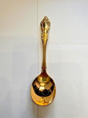 Oneida Community Golden BRAHMS Stainless Gumbo Spoon